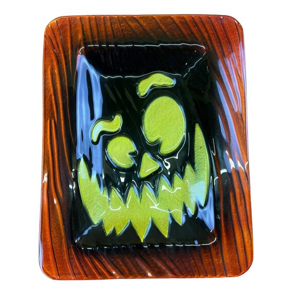 American Greeting Cards Halloween Ceramic Candy Dish Jack-o-lantern NIB - Picture 5 of 7